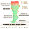 4 Pairs Plus Size Dazzle Compression Socks