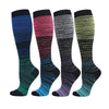 4 Pairs stripe Compression Socks
