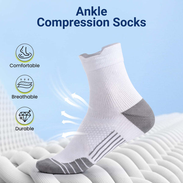 6 Pairs Ankle Compression Socks