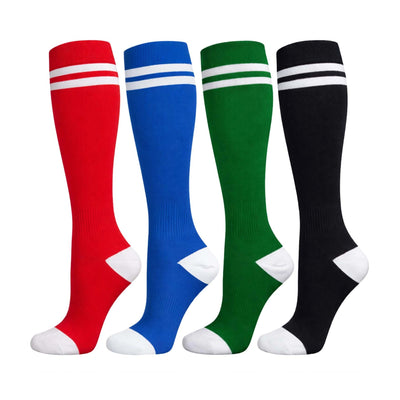 4 Pairs stripe Compression Socks