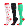 3/4/6 Pairs Christmas Compression Socks