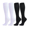 4 Pairs Solid Color Compression Socks