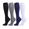 4 Pairs Solid Color Compression Socks