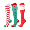 3/4/6 Pairs Christmas Compression Socks