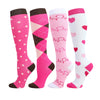 4 Pairs Doctor-Stethoscope Series Compression Socks