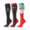 3/4/6 Pairs Christmas Compression Socks