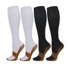 4 Pairs Solid Color Compression Socks