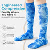 1 Pair Gradient Series 20-30mmHg Cotton Compression Socks