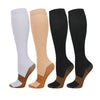 4 Pairs Solid Color Compression Socks