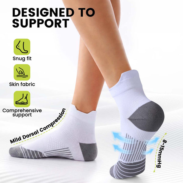 6 Pairs Ankle Compression Socks