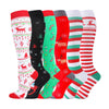 3/4/6 Pairs Christmas Compression Socks