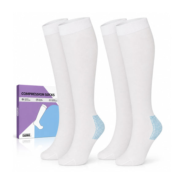 2 Pairs Lightweight Series 20–30 mmHg Compression Socks