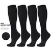 4 Pairs Solid Color Compression Socks