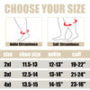 4 Pairs  Plus Size Christmas Compression Socks