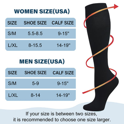 4 Pairs Fruits Compression Socks