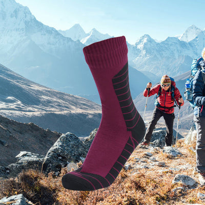 ISUNIE Waterproof Outdoor Sports Socks for Men and Women - Breathable and Warm, Unisex Size, Ideal for Winter Sports