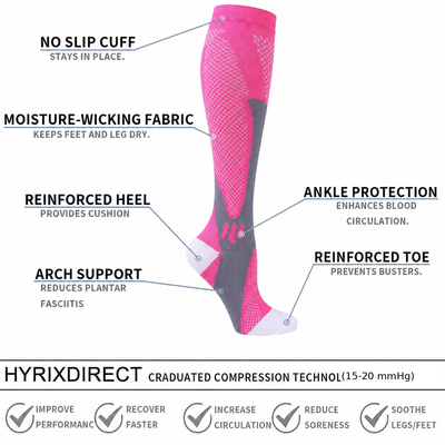 4 Pairs Magic Compression Socks